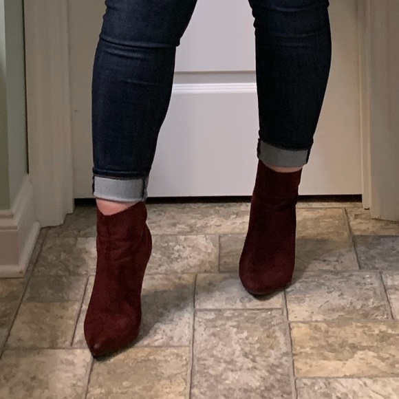 Maroon booties - Picture 7 of 8